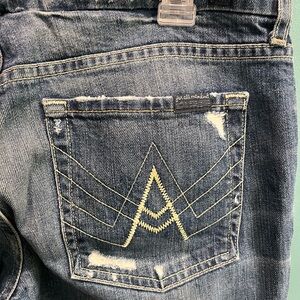 NWOT 7 For All Mankind Distressed Blue Jeans